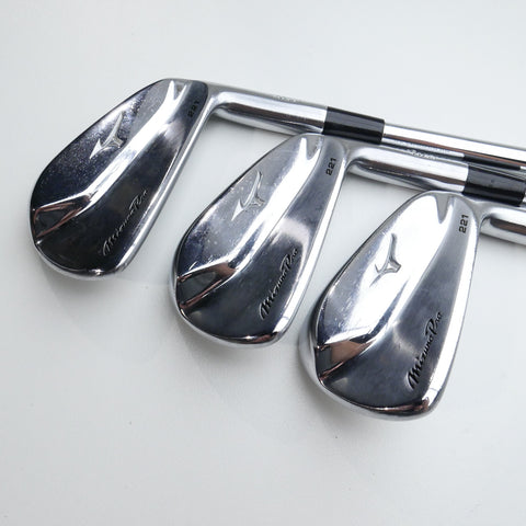 Used Mizuno Pro 221 Iron Set / 5 - PW / Stiff Flex