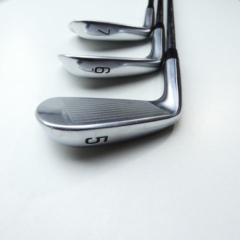 Used Mizuno Pro 221 Iron Set / 5 - PW / Stiff Flex