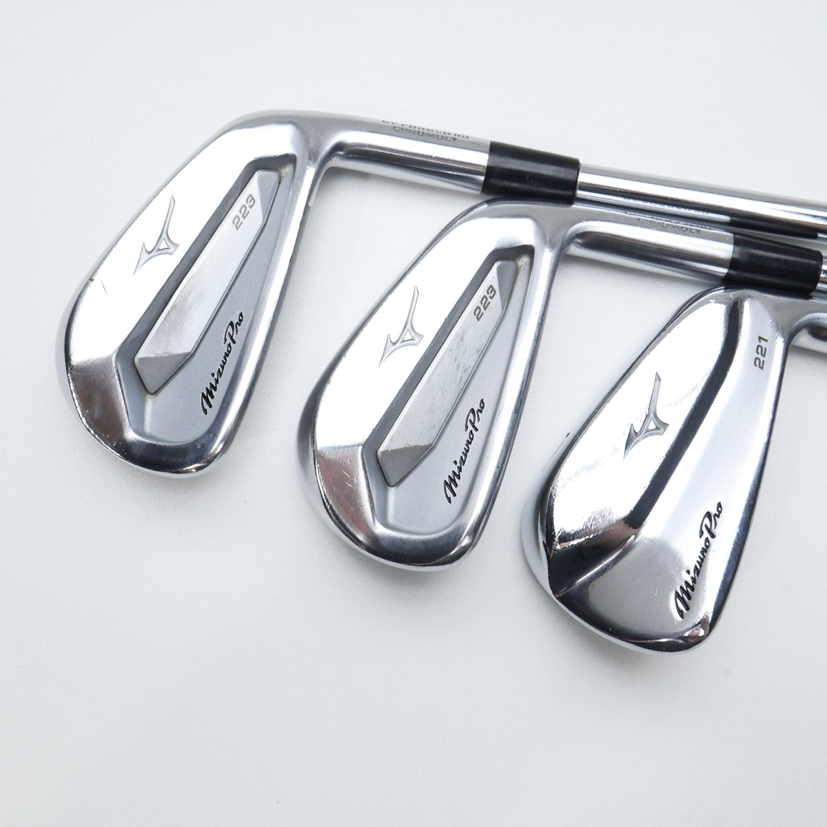 Used Mizuno Pro 223 & 221 Combo Iron Set / 5 - PW / X-Stiff Flex