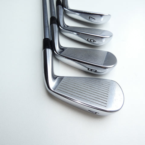 Used Mizuno Pro 223 Iron Set / 4 - PW / Stiff Flex / Left-Handed