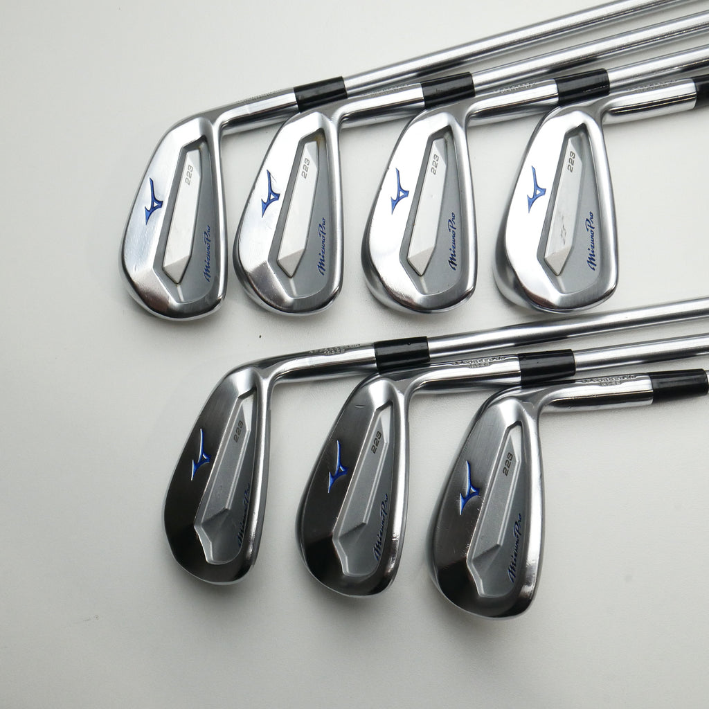 Used Mizuno Pro 223 Iron Set / 4 - PW / Stiff Flex