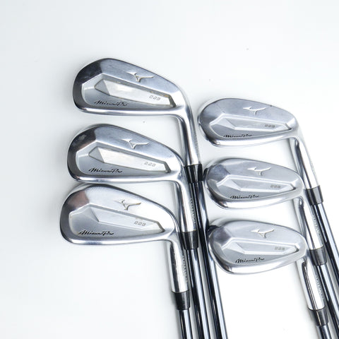 Used Mizuno Pro 223 Iron Set / 6 - PW + GW / Soft Regular Flex