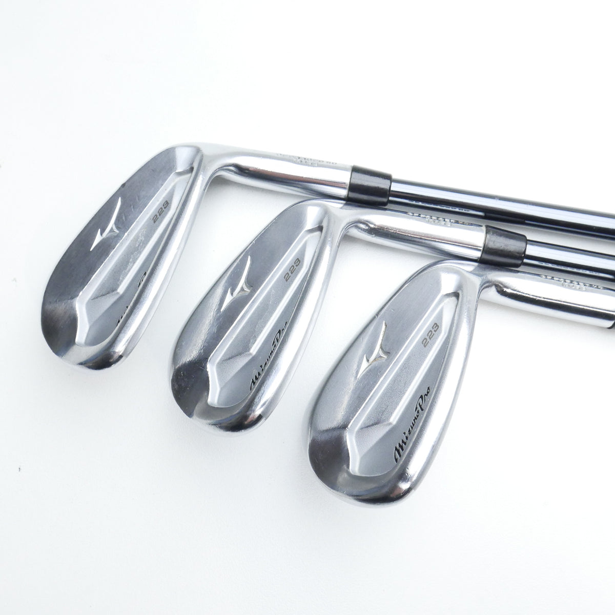 Used Mizuno Pro 223 Iron Set / 6 - PW + GW / Soft Regular Flex