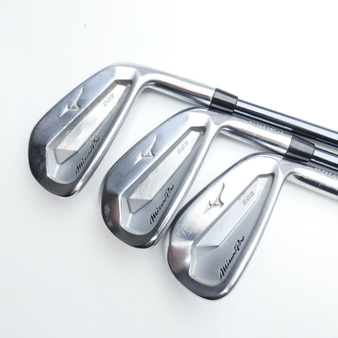Used Mizuno Pro 223 Iron Set / 6 - PW + GW / Soft Regular Flex