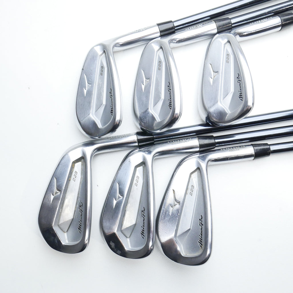Used Mizuno Pro 223 Iron Set / 6 - PW + GW / Soft Regular Flex