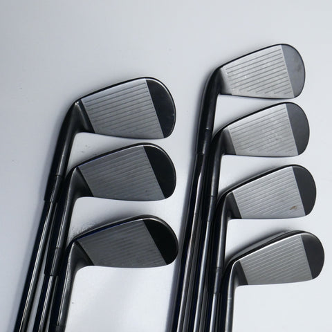 Used Mizuno Pro 225 Black Limited Edition Iron Set / 4 - PW / Stiff Flex