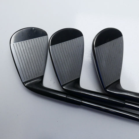 Used Mizuno Pro 225 Black Limited Edition Iron Set / 4 - PW / Stiff Flex