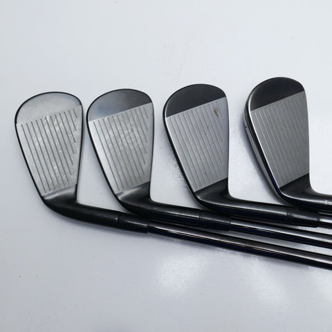Used Mizuno Pro 225 Black Limited Edition Iron Set / 4 - PW / Stiff Flex