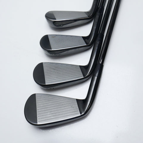 Used Mizuno Pro 225 Black Limited Edition Iron Set / 4 - PW / Stiff Flex