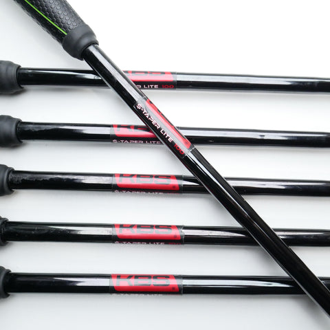 Used Mizuno Pro 225 Black Limited Edition Iron Set / 5 - PW / Stiff Flex