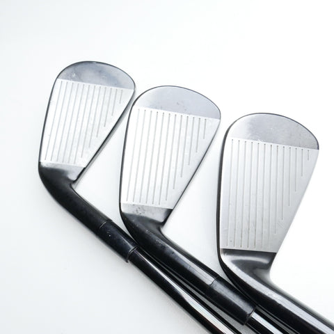 Used Mizuno Pro 225 Black Limited Edition Iron Set / 5 - PW / Stiff Flex