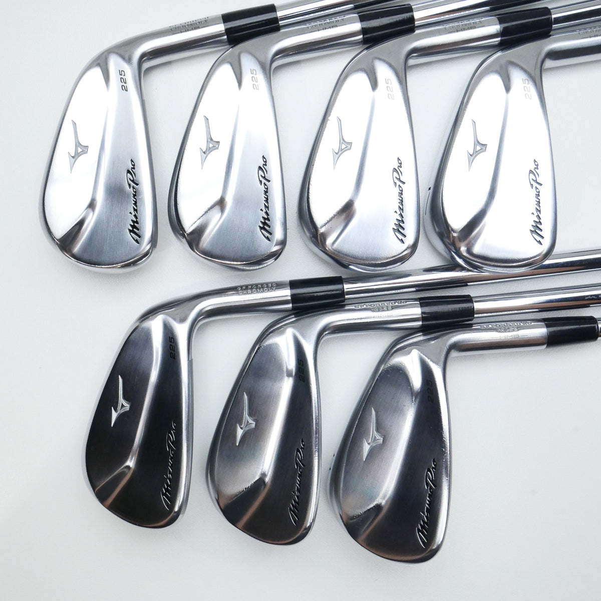Used Mizuno Pro 225 HMB Iron Set / 4 - PW / Regular Flex