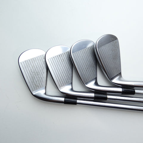 Used Mizuno Pro 225 HMB Iron Set / 4 - PW / Stiff Flex