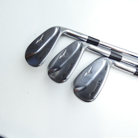 Used Mizuno Pro 225 HMB Iron Set / 5 - PW + GW / Stiff Flex