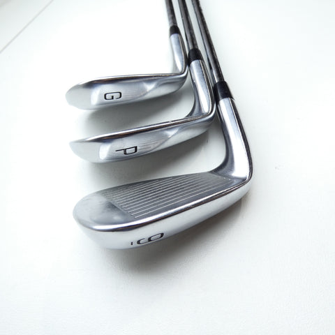 Used Mizuno Pro 225 HMB Iron Set / 5 - PW + GW / Stiff Flex