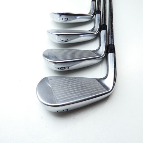 Used Mizuno Pro 225 HMB Iron Set / 5 - PW + GW / Stiff Flex