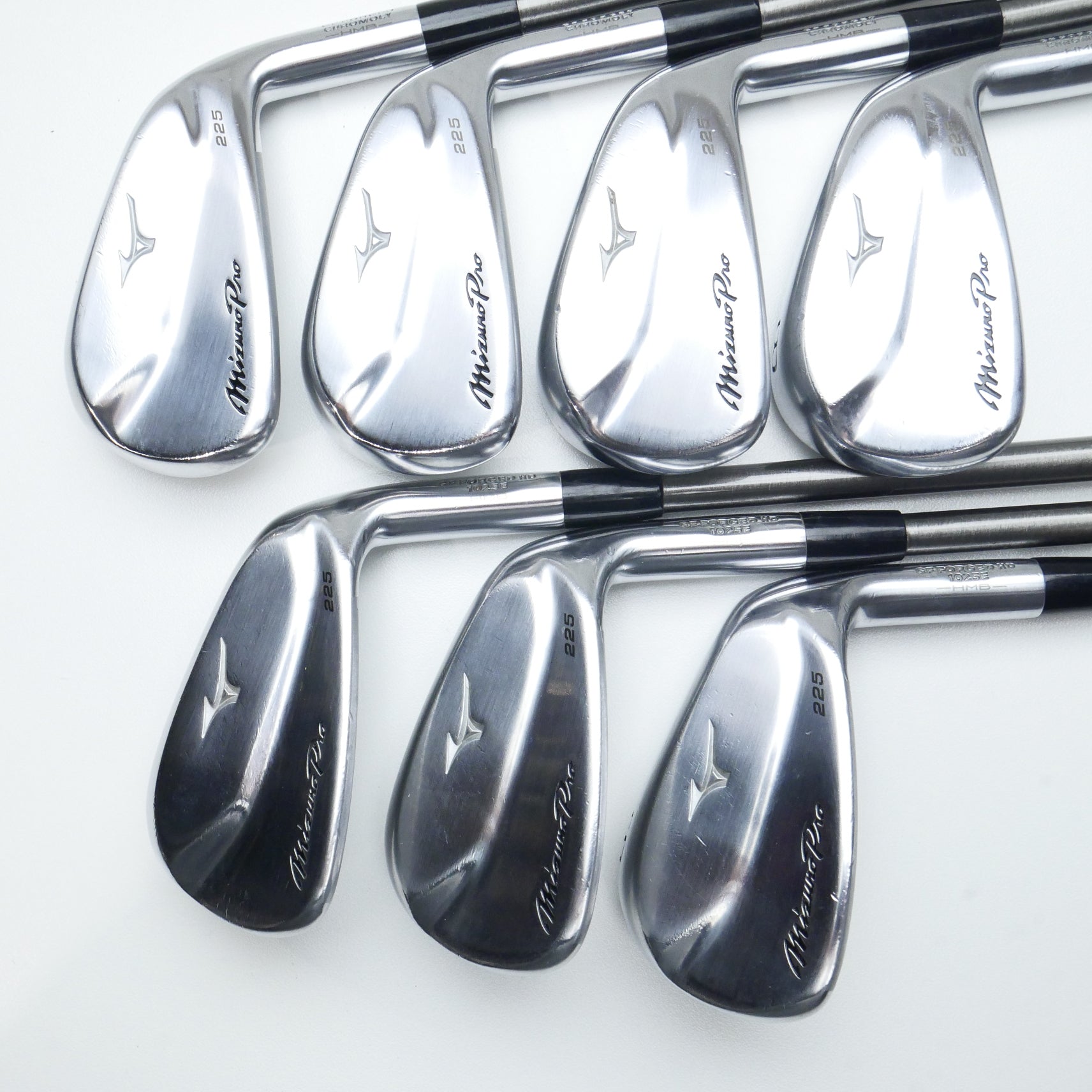 Used Mizuno Pro 225 Iron Set / 5 - PW + GW / Regular Flex