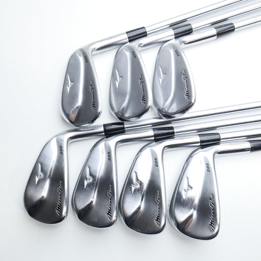 Used Mizuno Pro 225 Iron Set / 5 - PW + GW / Stiff Flex