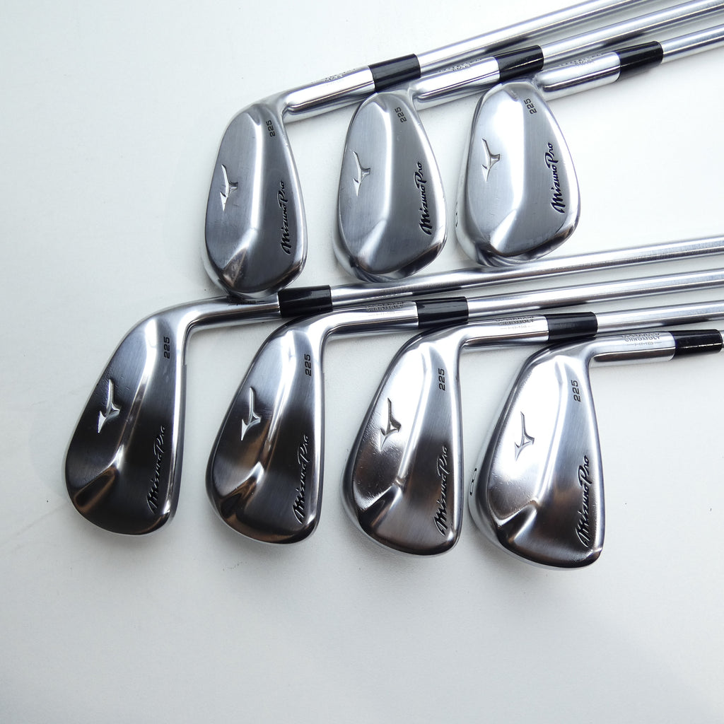 Used Mizuno Pro 225 Iron Set / 5 - PW / Stiff Flex