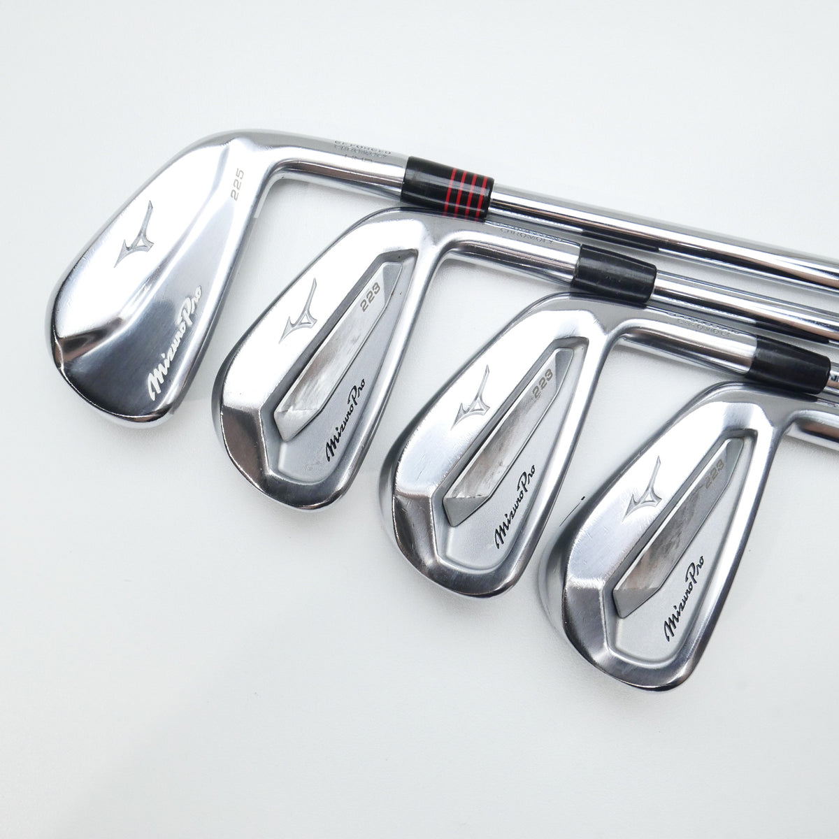 Used Mizuno Pro 225 & Pro 223 Combo Set Iron Set / 4 - PW / X-Stiff Flex