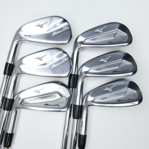 Used Mizuno Pro 225 & Pro 223 Combo Set Iron Set / 5 - PW / Regular Flex / Left