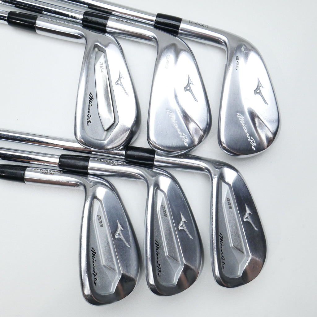Used Mizuno Pro 225 & Pro 223 Combo Set Iron Set / 5 - PW / Regular Flex / Left