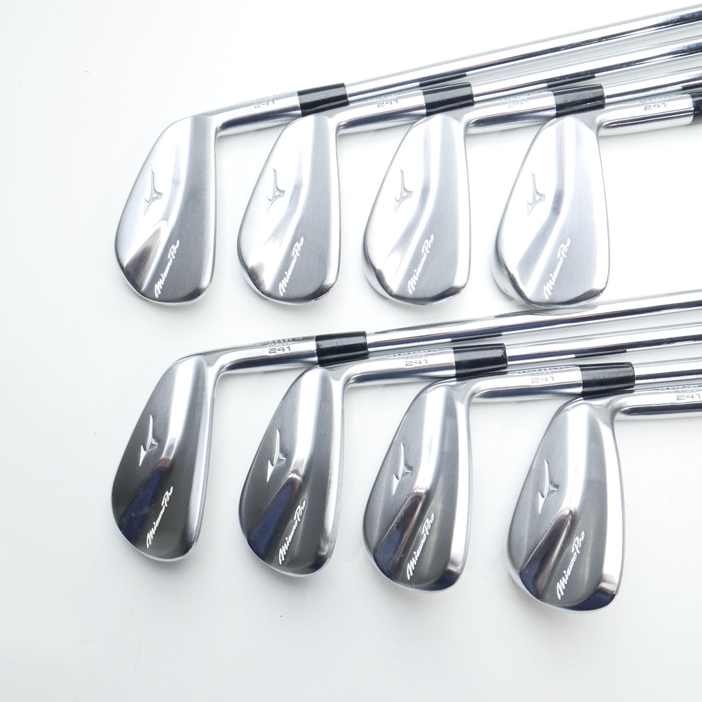 Used Mizuno Pro 241 Iron Set / 3 - PW / Stiff Flex