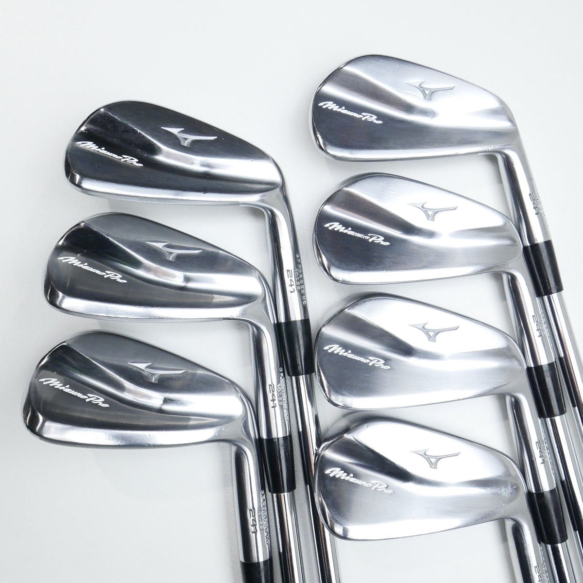 Used Mizuno Pro 241 Iron Set / 4 - PW / Stiff Flex