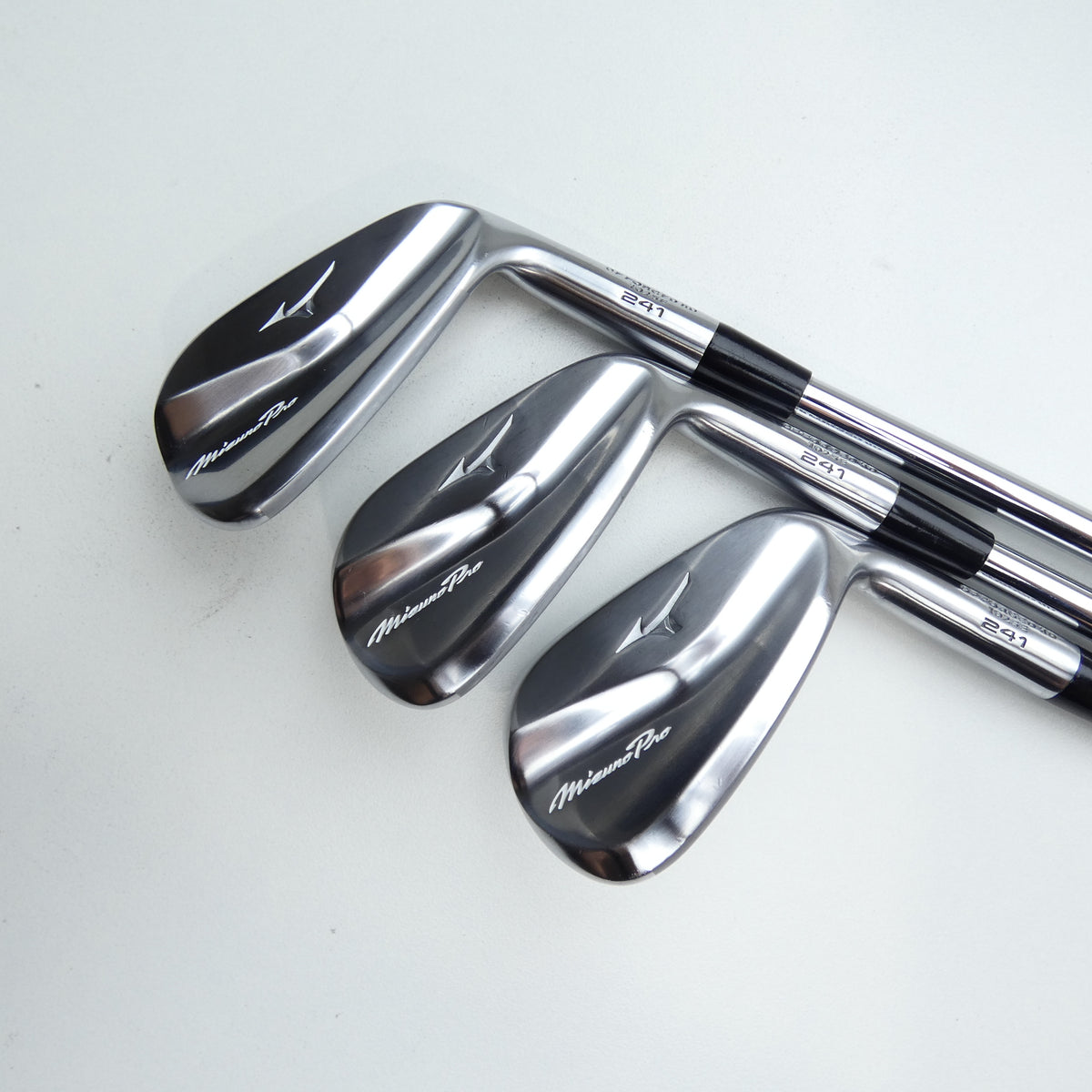 Used Mizuno Pro 241 Iron Set / 4 - PW / Stiff Flex
