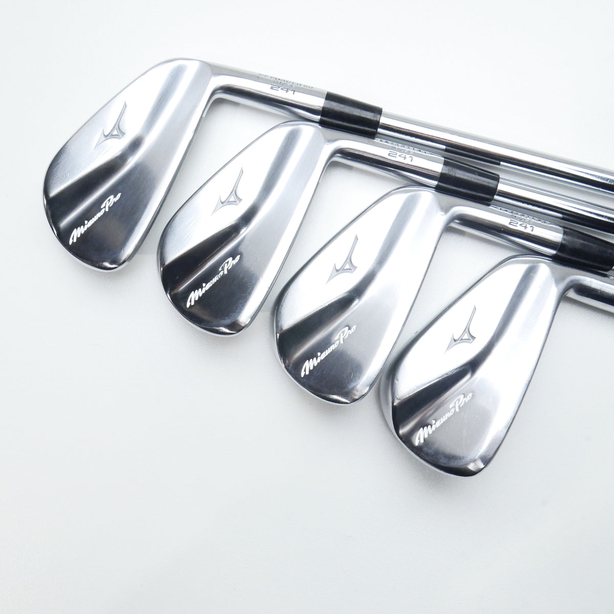 Used Mizuno Pro 241 Iron Set / 4 - PW / Stiff Flex