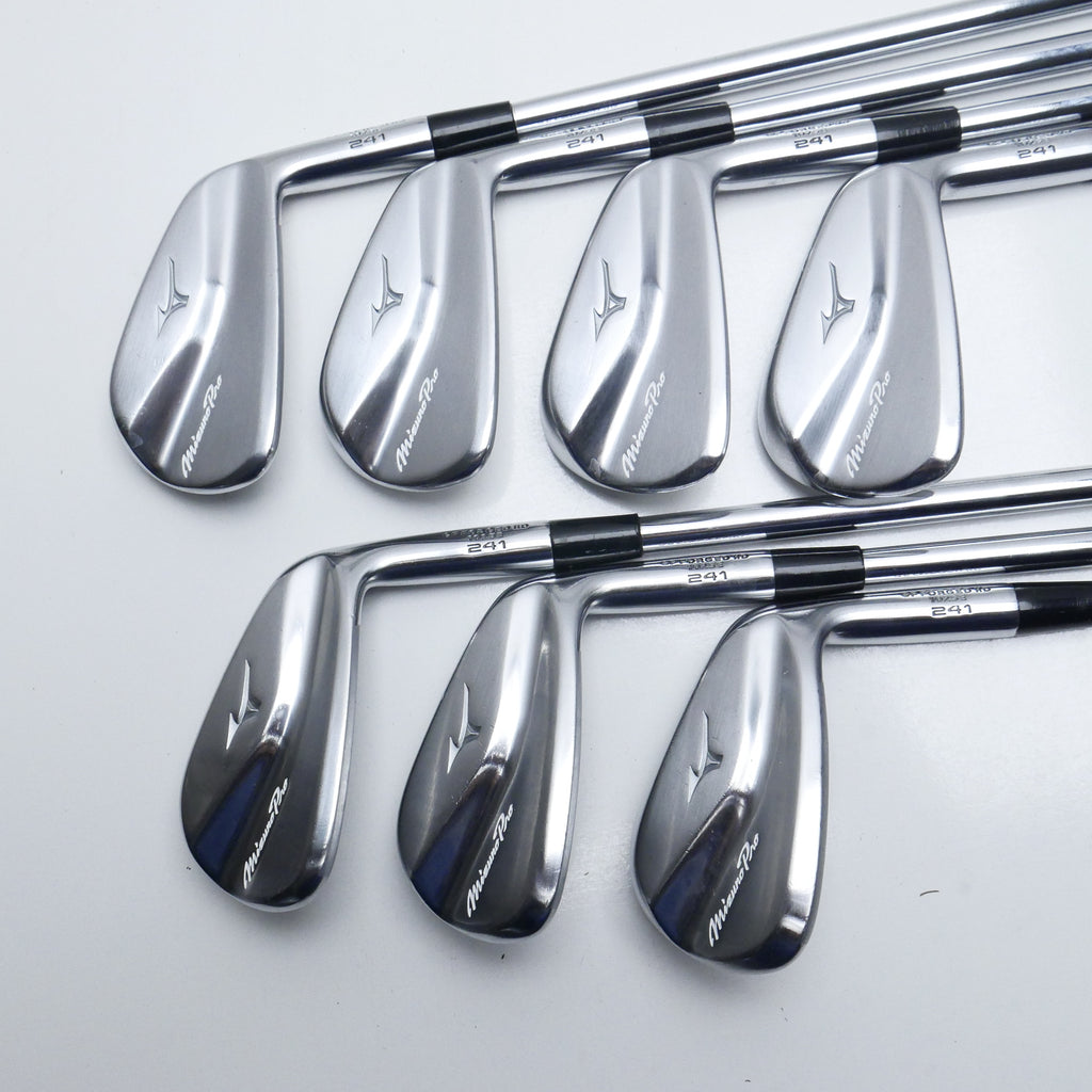 Used Mizuno Pro 241 Iron Set / 4 - PW / Stiff Flex