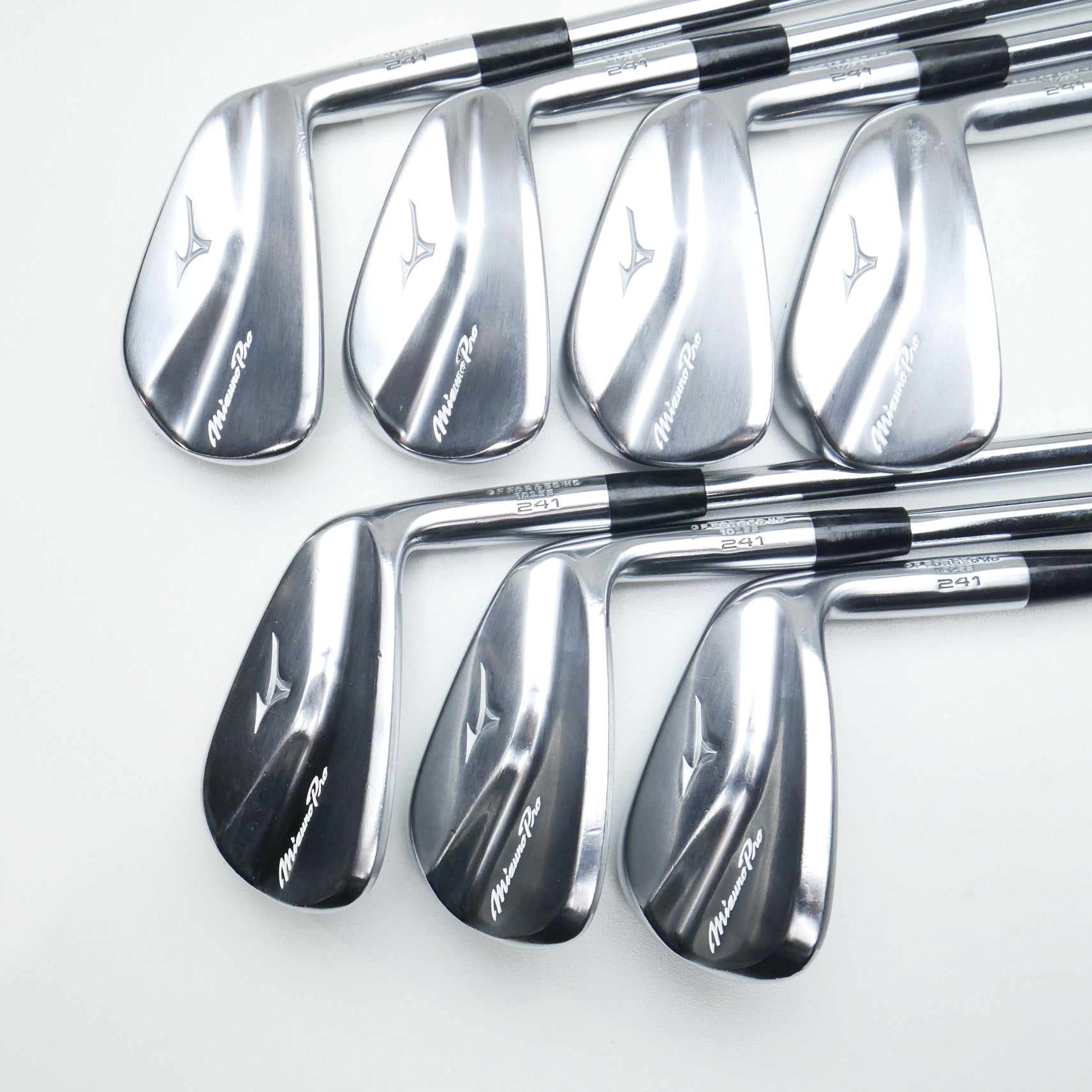 Used Mizuno Pro 241 Iron Set / 4 - PW / Stiff Flex