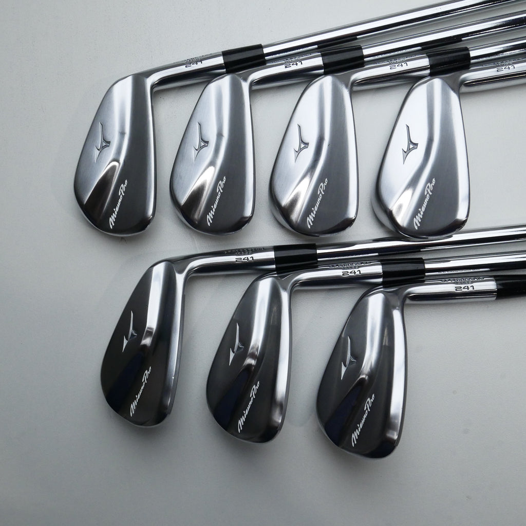 Used Mizuno Pro 241 Iron Set / 4 - PW / Stiff Flex