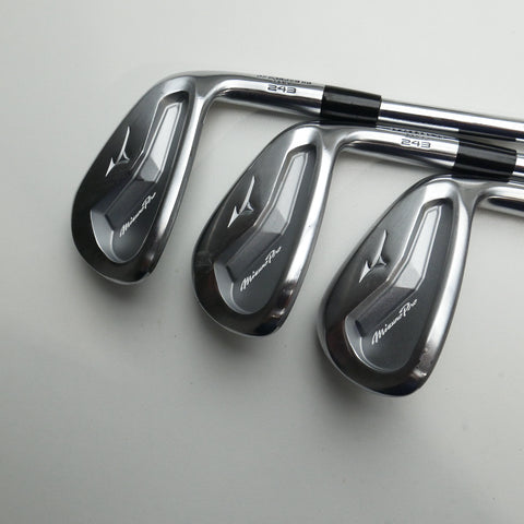 Used Mizuno Pro 243 Iron Set / 4 - PW / Stiff Flex