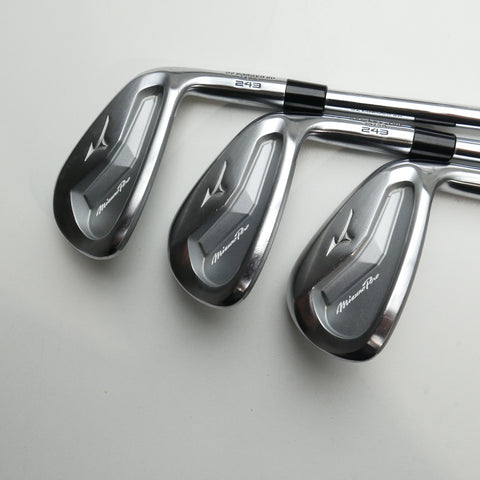 Used Mizuno Pro 243 Iron Set / 4 - PW / Stiff Flex