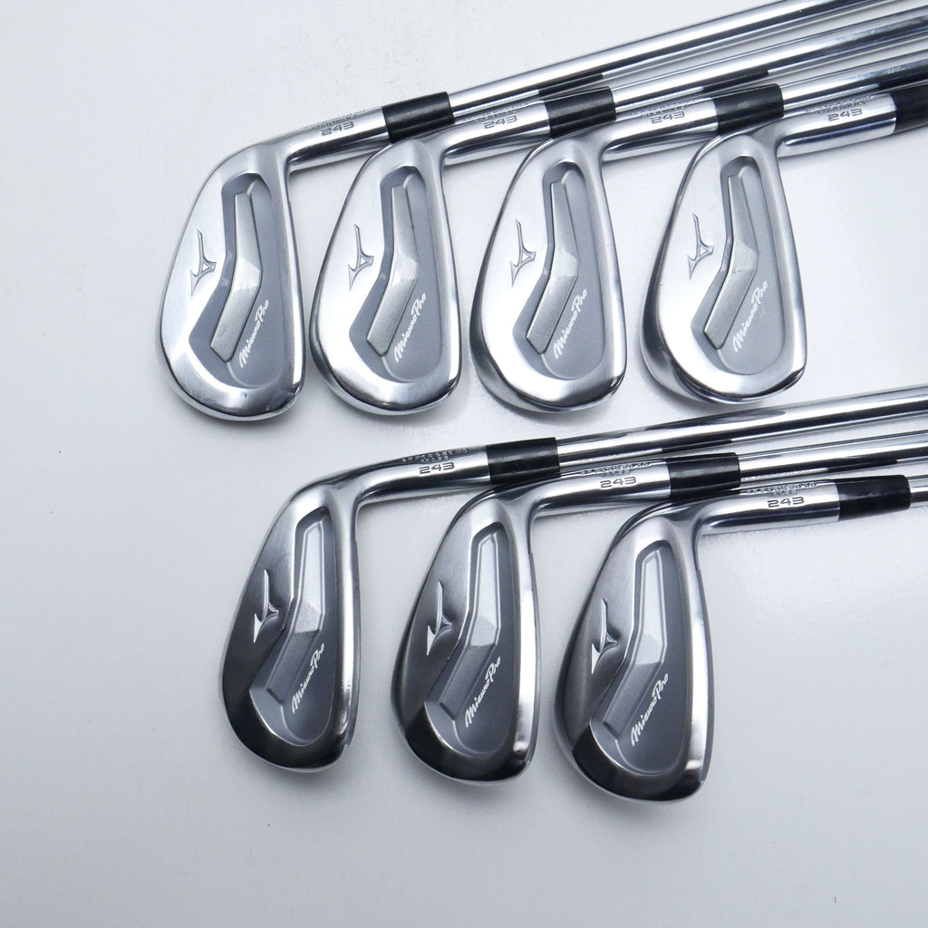 Used Mizuno Pro 243 Iron Set / 4 - PW / Stiff Flex