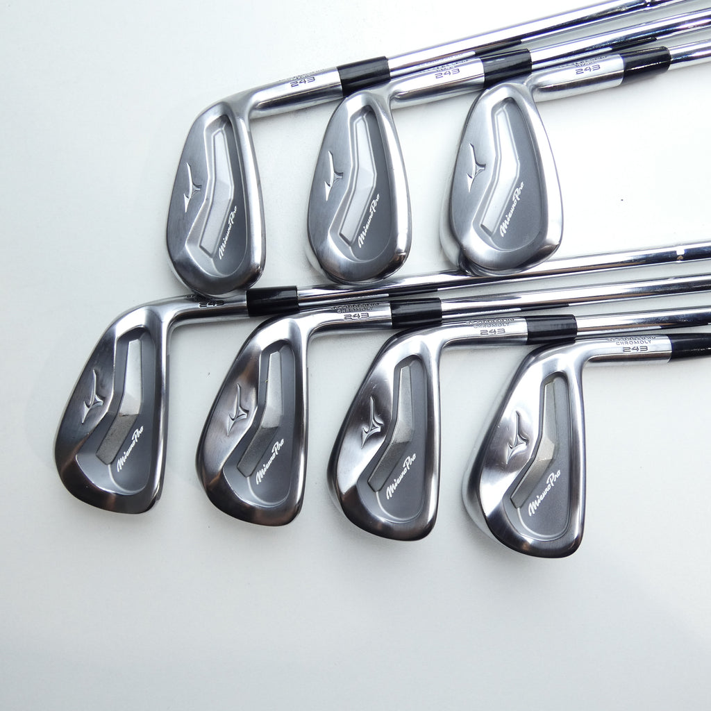 Used Mizuno Pro 243 Iron Set / 4 - PW / Stiff Flex