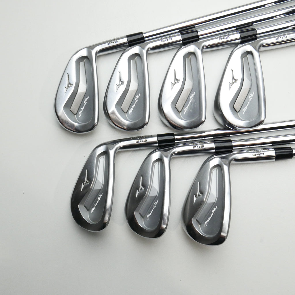 Used Mizuno Pro 243 Iron Set / 4 - PW / Stiff Flex
