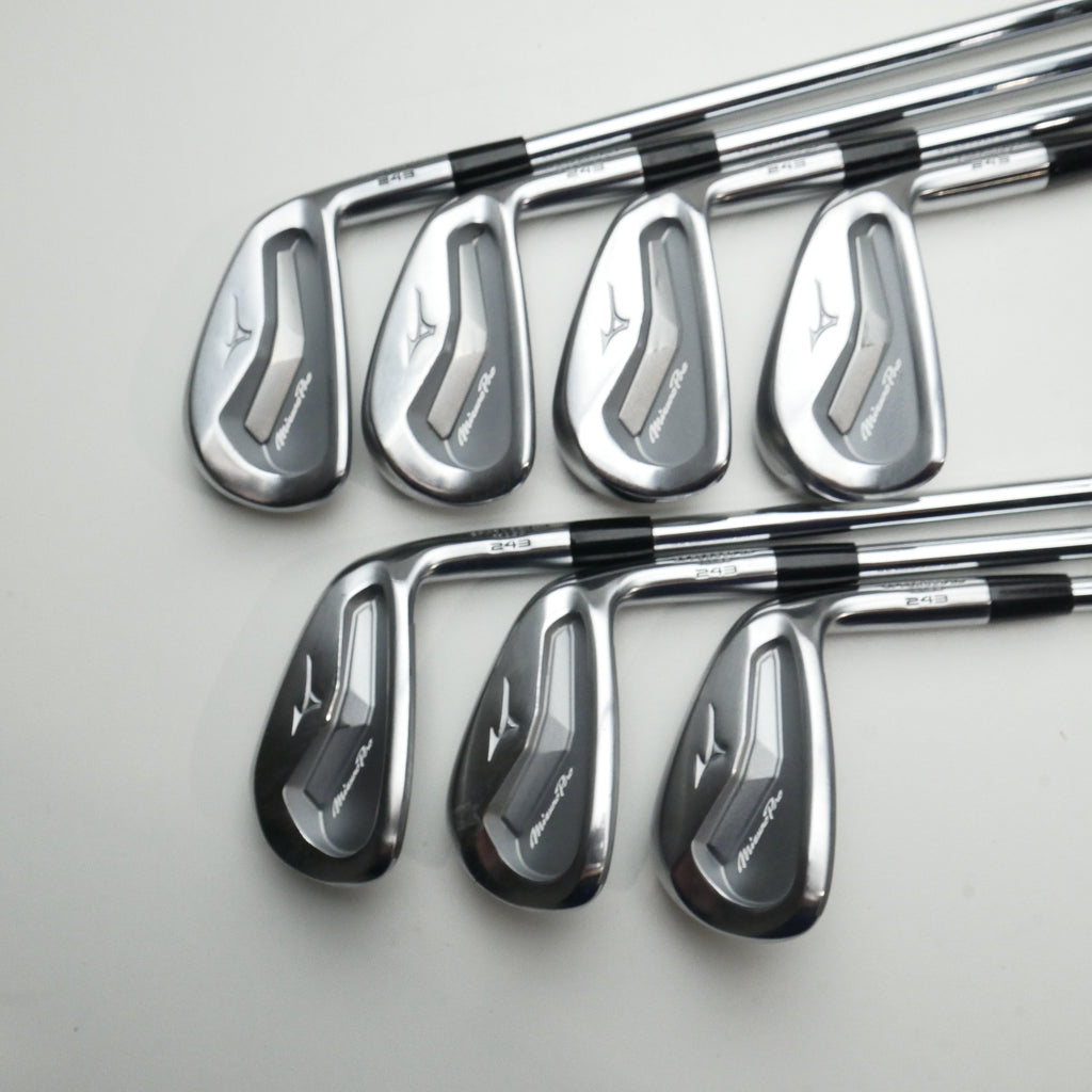 Used Mizuno Pro 243 Iron Set / 4 - PW / Stiff Flex