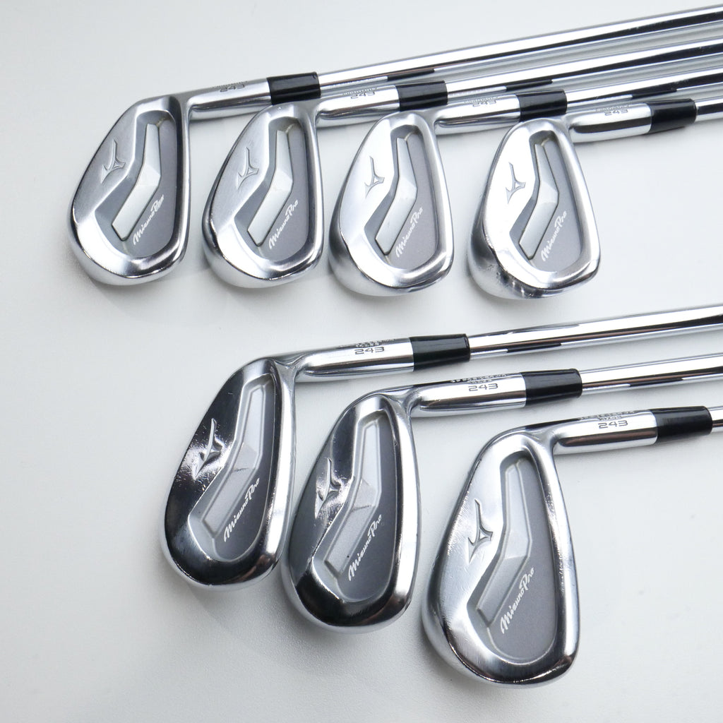 Used Mizuno Pro 243 Iron Set / 4 - PW / Stiff Flex
