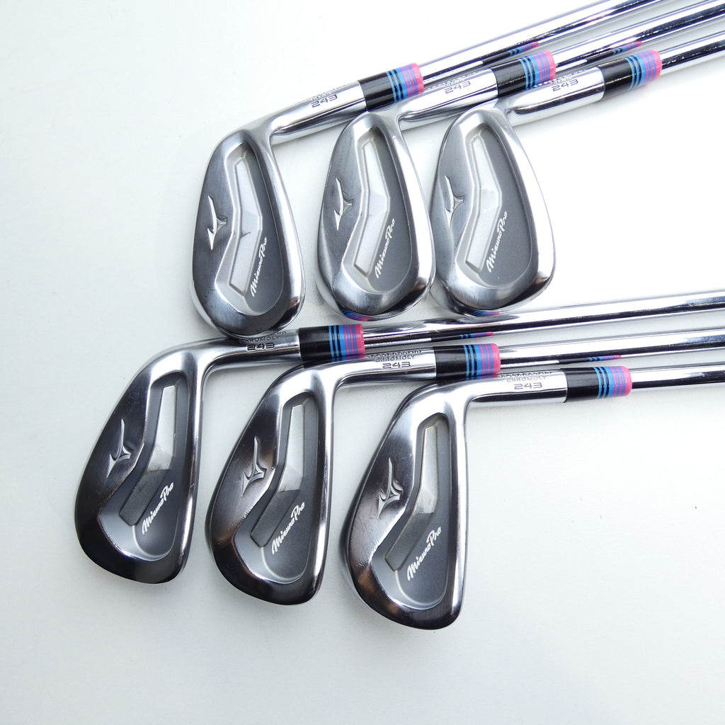 Used Mizuno Pro 243 Iron Set / 5 - PW / Stiff Flex