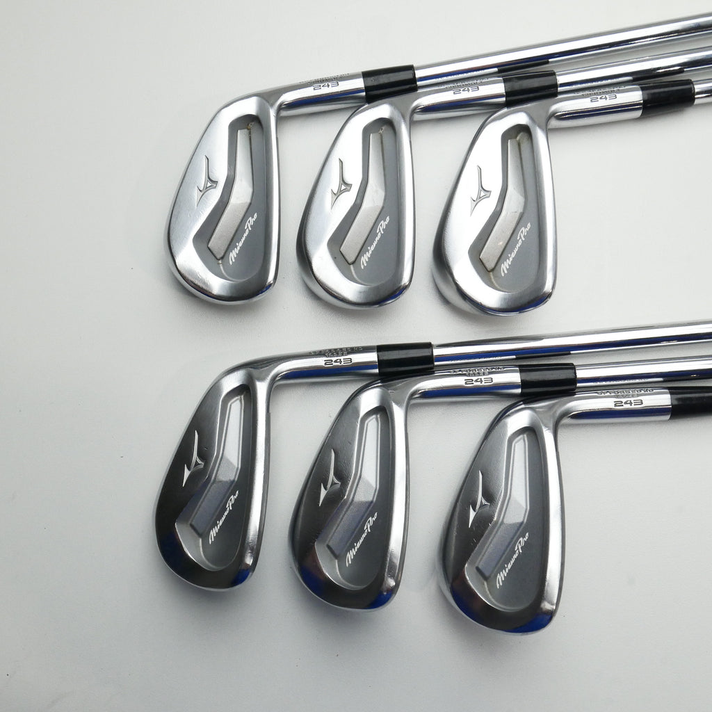 Used Mizuno Pro 243 Iron Set / 5 - PW / Stiff Flex