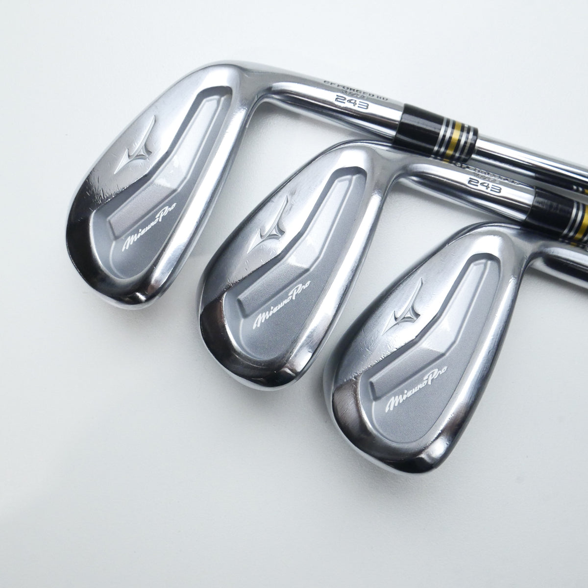 Used Mizuno Pro 243 Iron Set / 6 - PW + GW / Stiff Flex
