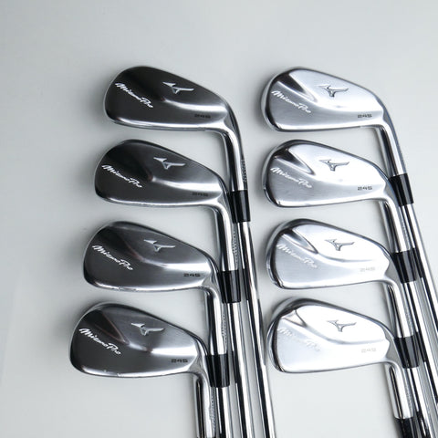 Used Mizuno Pro 245 Iron Set / 4 - PW + GW / Regular Flex