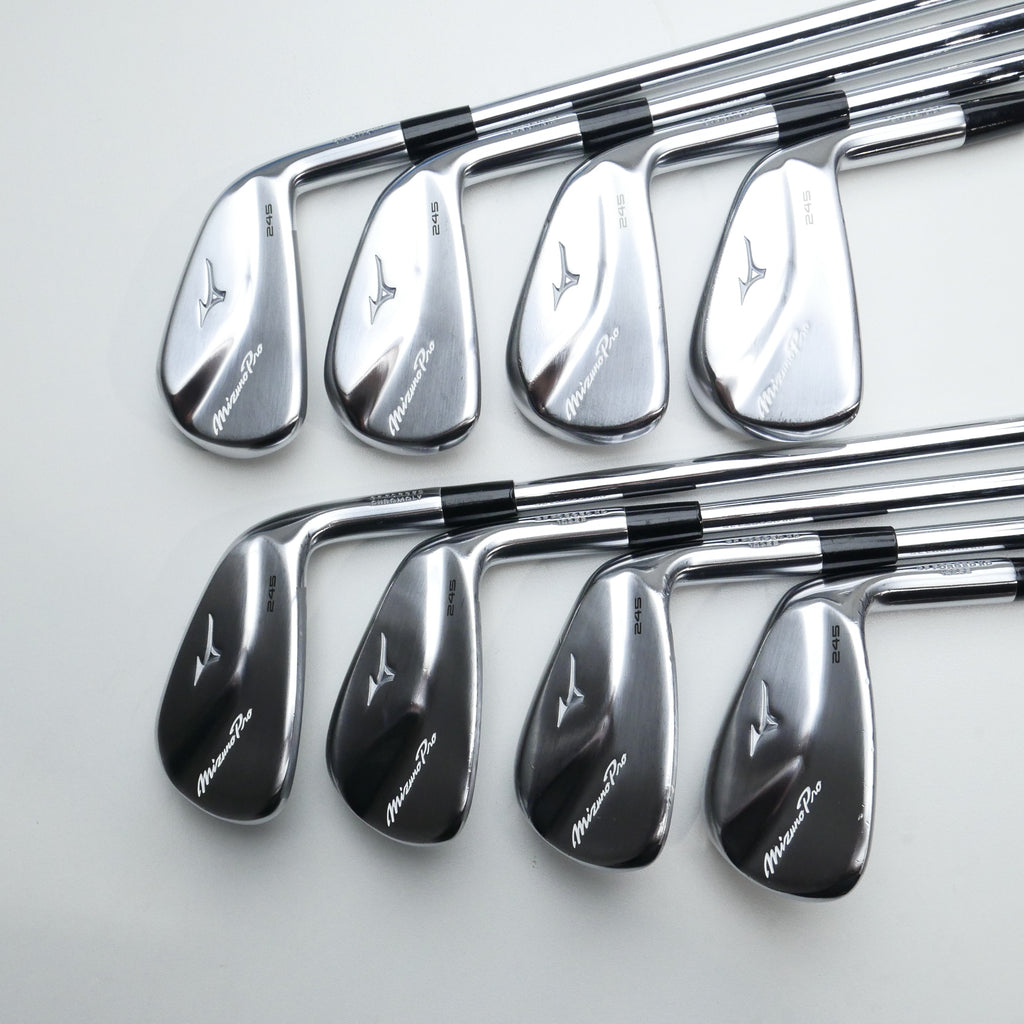 Used Mizuno Pro 245 Iron Set / 4 - PW + GW / Regular Flex