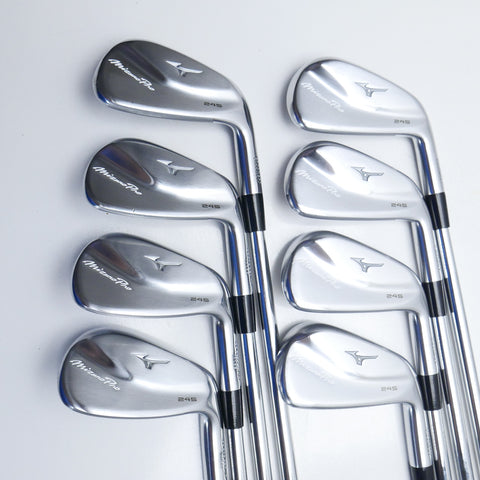 Used Mizuno Pro 245 Iron Set / 4 - PW + GW / Stiff Flex