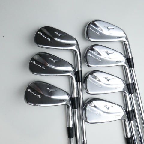 Used Mizuno Pro 245 Iron Set / 4 - PW / Stiff Flex
