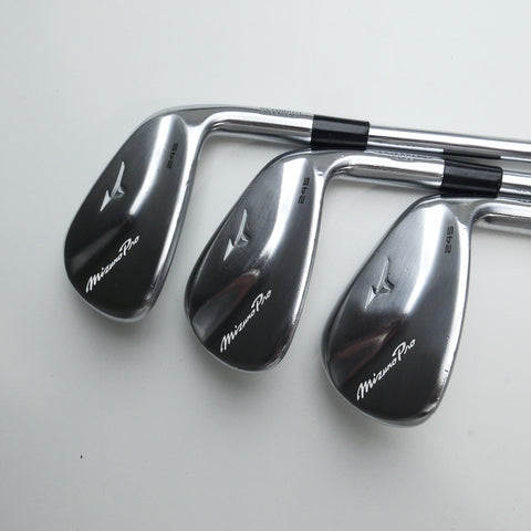 Used Mizuno Pro 245 Iron Set / 4 - PW / Stiff Flex