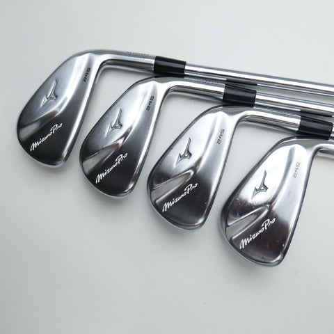 Used Mizuno Pro 245 Iron Set / 4 - PW / Stiff Flex