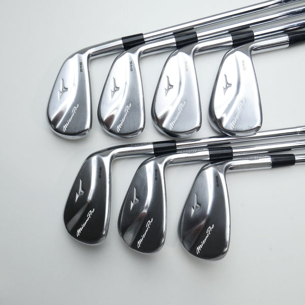Used Mizuno Pro 245 Iron Set / 4 - PW / Stiff Flex